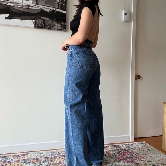 Twik Super wide straight leg high waist jeans - Picture 2 of 9